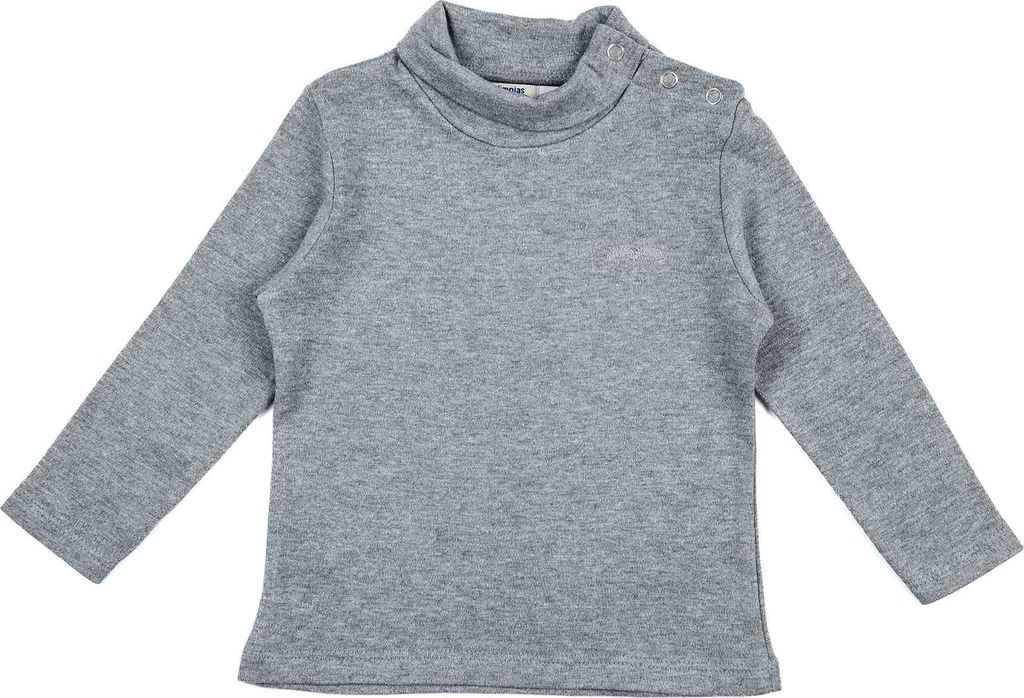 Grauer Rollkragenpullover für Jungen Olimpias