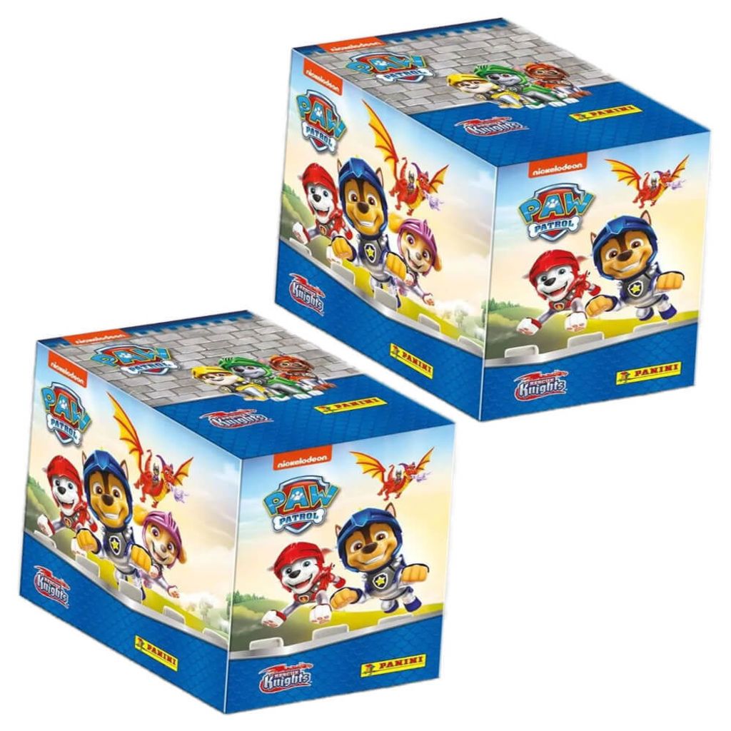 Panini Paw Patrol Sticker - Rescue Knights (2023) - Auswahl 2 Display