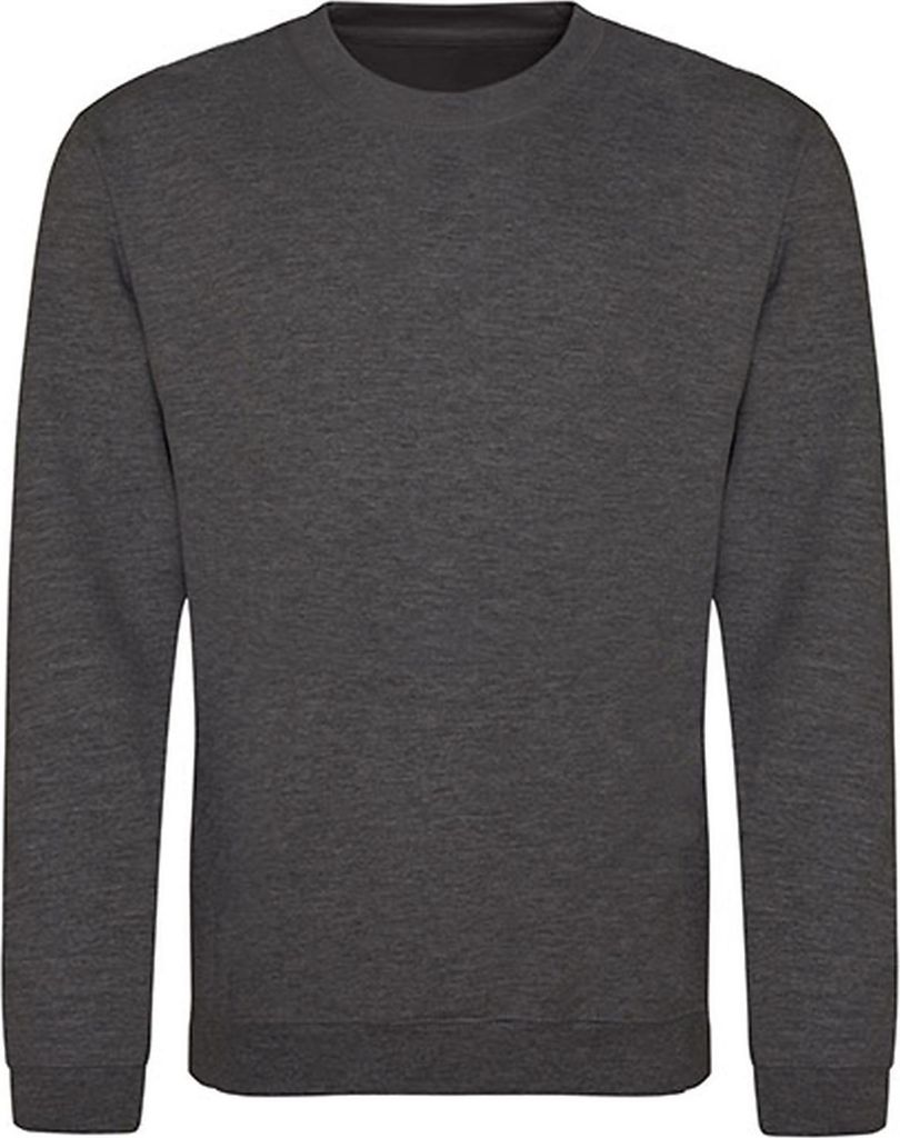 Just Hoods JH030 | Herren Sweatshirt +WRAP - Farbe: Charcoal (Heather) - Größe: M