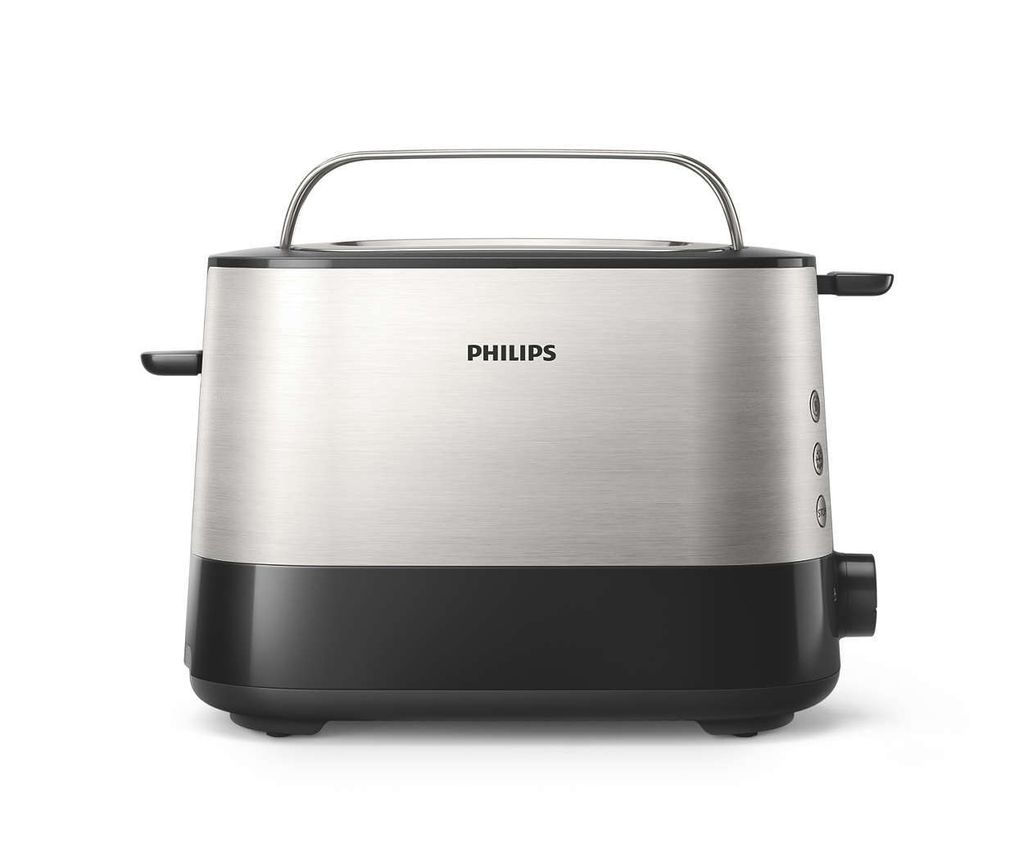 Philips Toaster Küchengeräte HD263790 Brötchenaufsatz 7 Stufen Stopp Taste leistungsstark einfache Bedienung