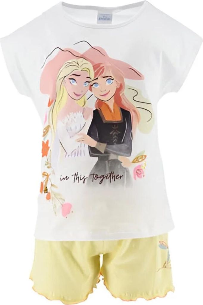 Disney Die Eiskönigin Anna Elsa Kinder Sommerset Shorts Produktbild 