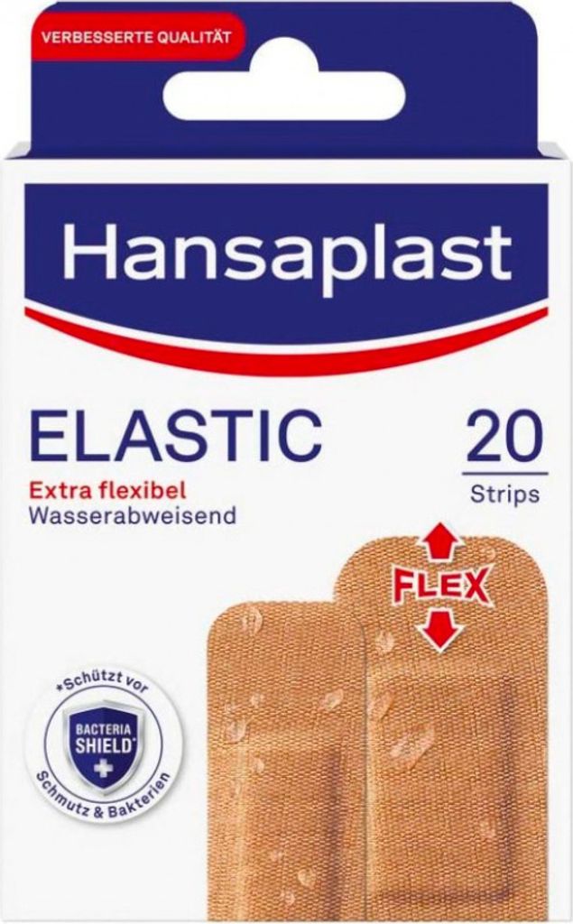 Hansaplast 47086 Hansaplast Pflaster ELASTIC mittelbeige Immagine del prodotto 