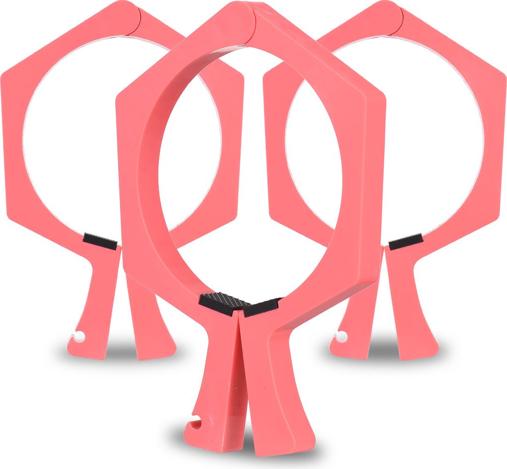 Sublimations-Pinch-Tumbler-Klemme, rutschfestes Werkzeug für 20-oz Becher, verstellbare Klemme mit offenem Winkel, Griffwerkzeug – Pink, 3er-Pack