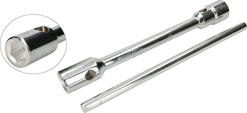 KOTARBAU Doppelseitiger Auto-Radschlüssel 30x33mm mit Drehhebel Kreuzschlüssel