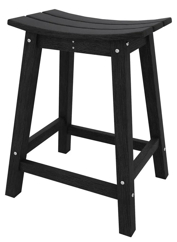 Tabouret de bar pour terrasse et jardin résistant soleil et pluie 1pc