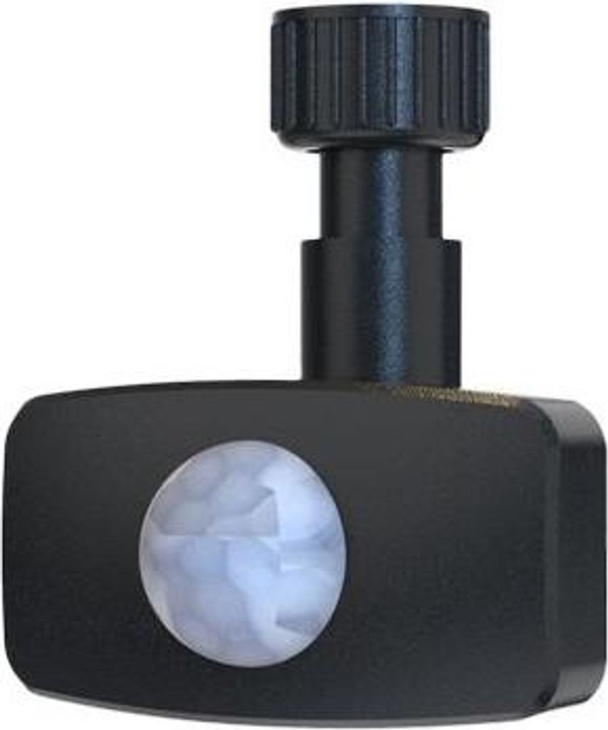 Ledvion - Bewegungsmelder 0.5M Kabel, Drahtlos, Schwarz, Deckenmontage, IP44, 180° Schwenkbar, Reichweite 2 bis 8m, Lichtsensor Einbruch
