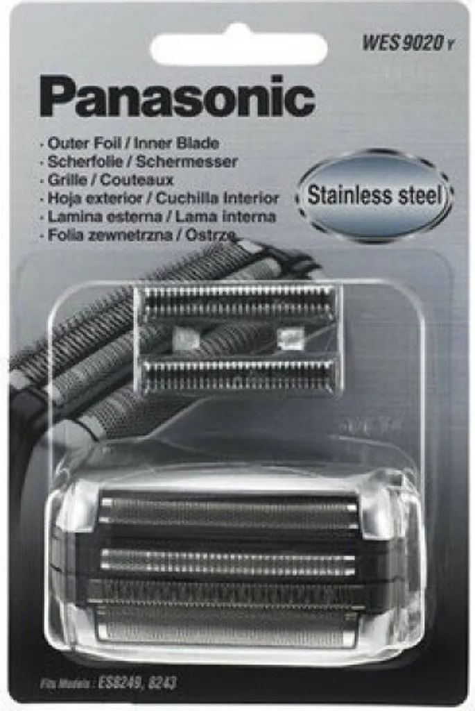 Grille et Lame Panasonic WES9020 en Acier Inoxydable pour Rasage de Près