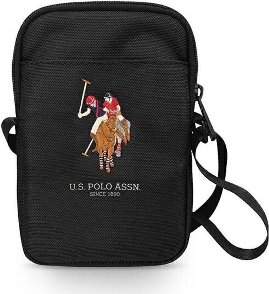US Polo USPBPUFLBK Laptoptasche, Schwarz