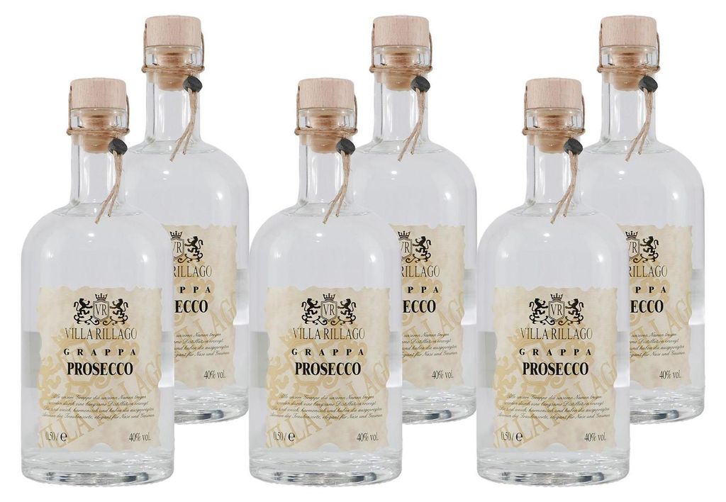 Villa Rillago Prosecco Grappa (6 x 0,5L)
