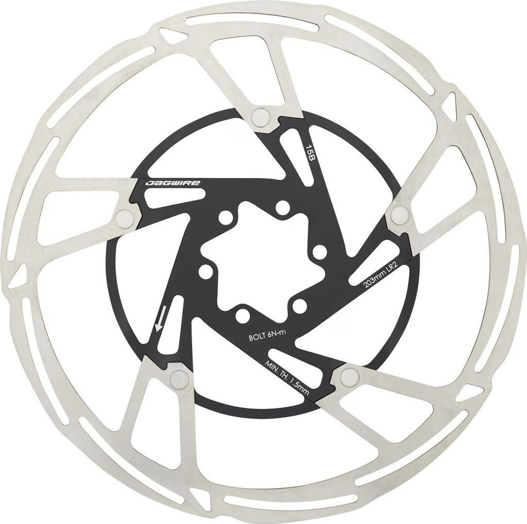 Jagwire Pro LR2 Disc Brake Rotor 6-Bolt Disc 203.0 6-loch Bremsscheibe