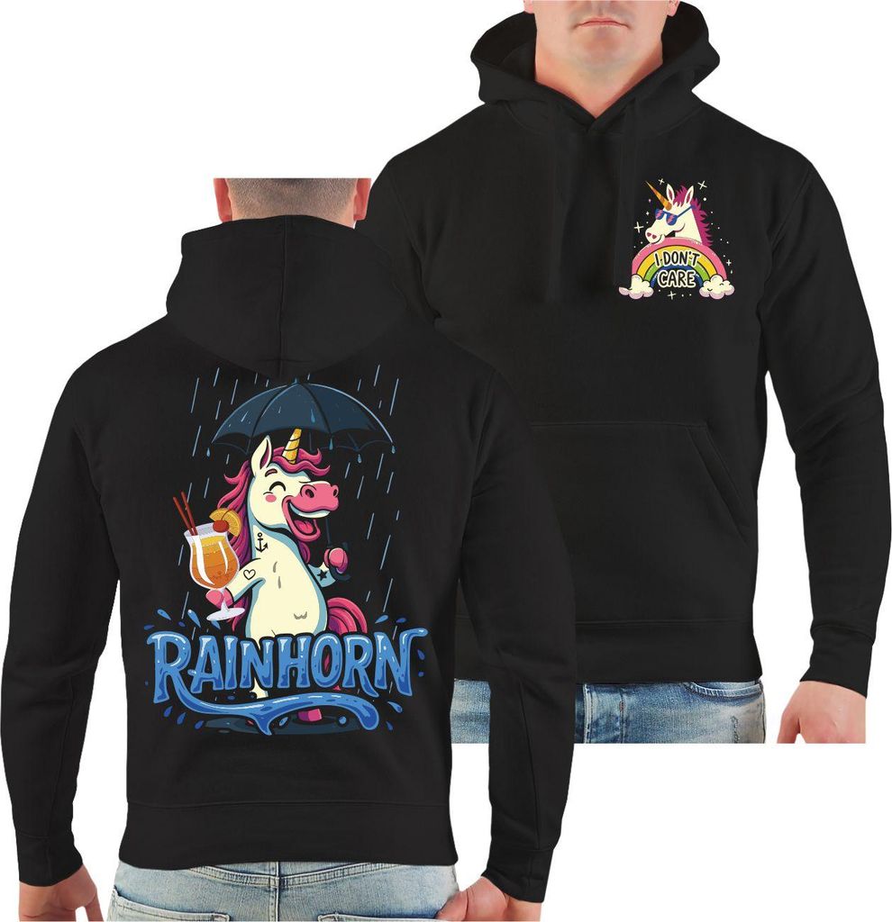 Herren Kapuzenpullover Rainhorn