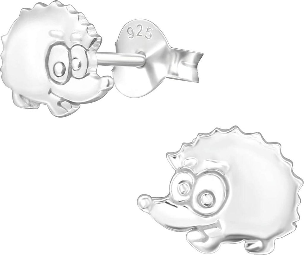 Igel Kinder Ohrringe Ohrstecker 925 Sterling Silber