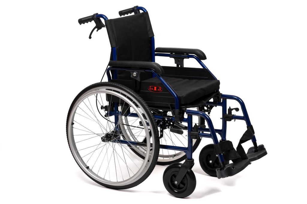 Antar AT52303 Rollstuhl, leicht und faltbar, 51 cm Produktbild 