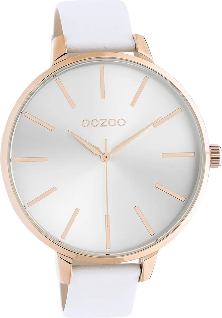 Orologio Oozoo D2UOC10710 Donna | Pelle Bianca e Design Contemporaneo