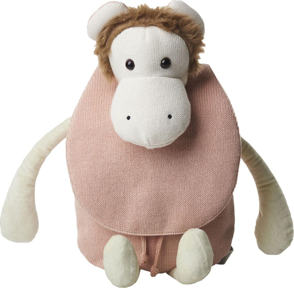 Crochetts Kinder-Rucksack Affe aus weicher Baumwolle LT-1721