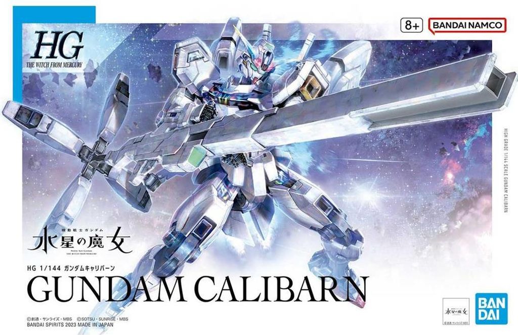 BANDAI BAN5065322 HG Gundam Calibarn 14 cm Produktbild 