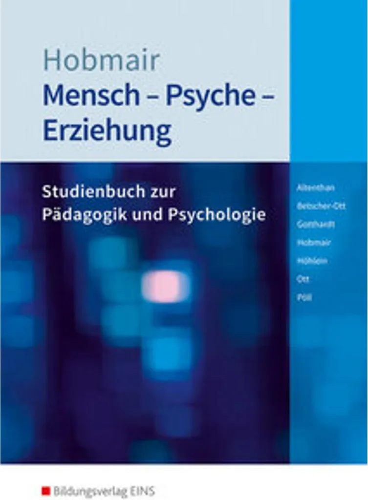 Livre Mensch Psyche Erziehung manuel scolaire de psychologie