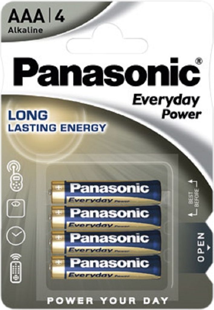 Panasonic AAA Micro Everyday Power 1,5V Batterie 4er Produktbild 