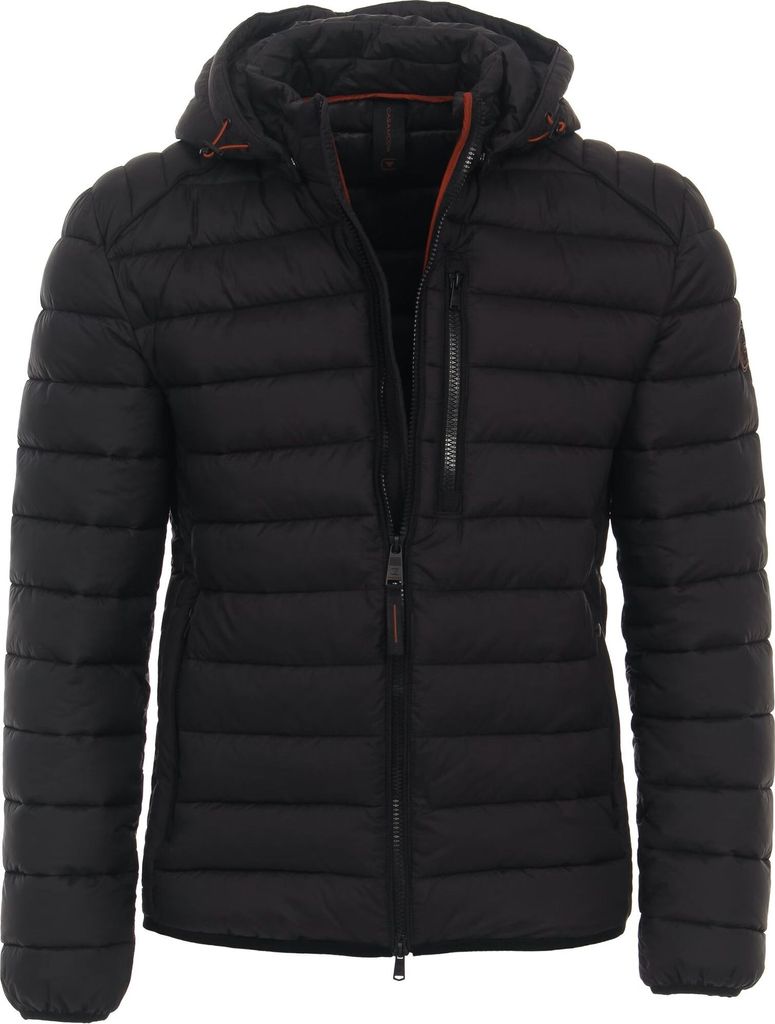 CASA MODA Jacke leichte Wintersteppjacke mit abnehmbarer Kapuze