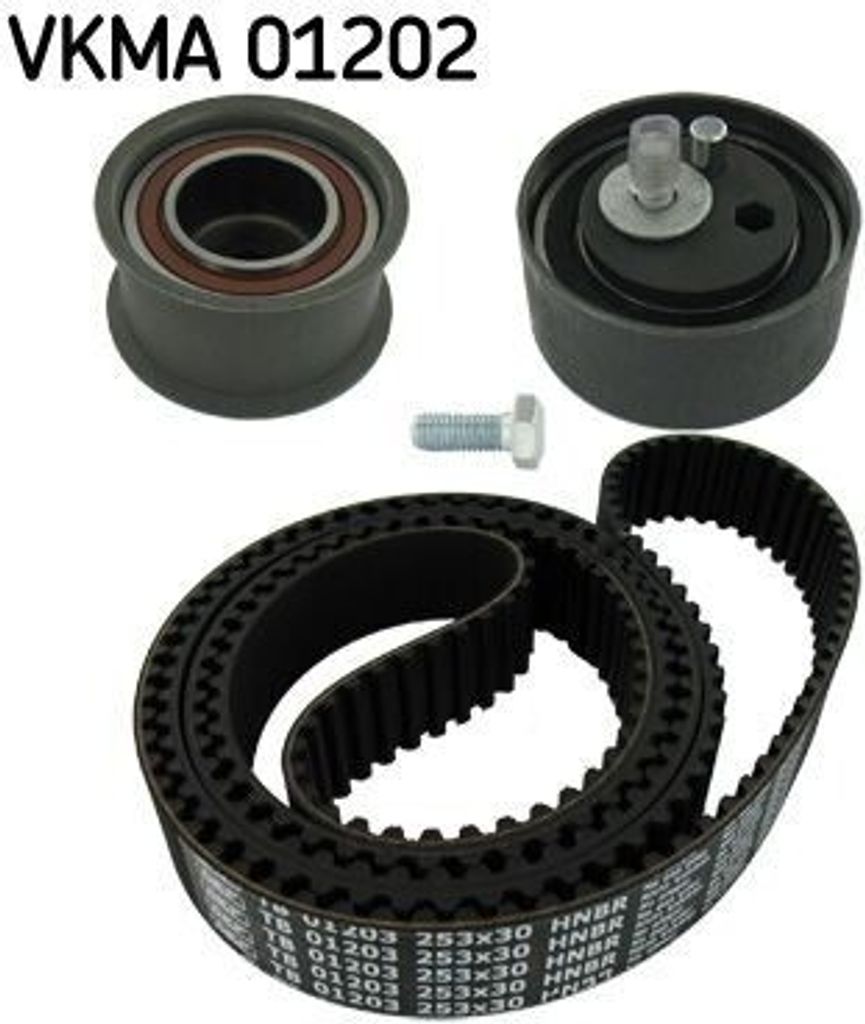 SKF VKMA01202 Zahnriemensatz OE 078109119C kompatibel mit A4 8D, A4 8E, A4 8H, A6 4B, Superb, Passat 3B