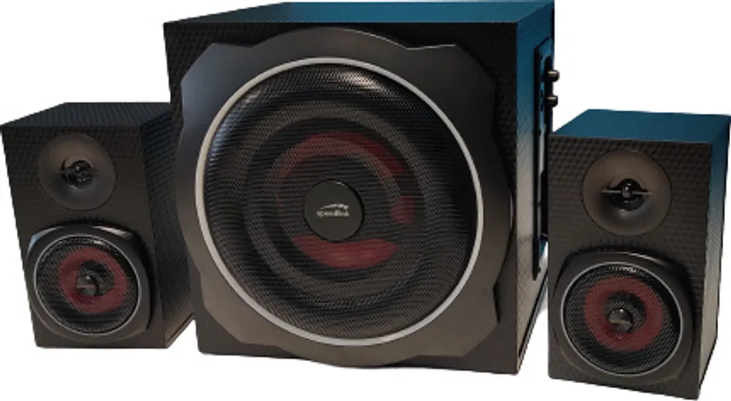 Enceintes PC 2.1 Speedlink GRAVITY CARBON avec Caisson de Basses RGB - 8