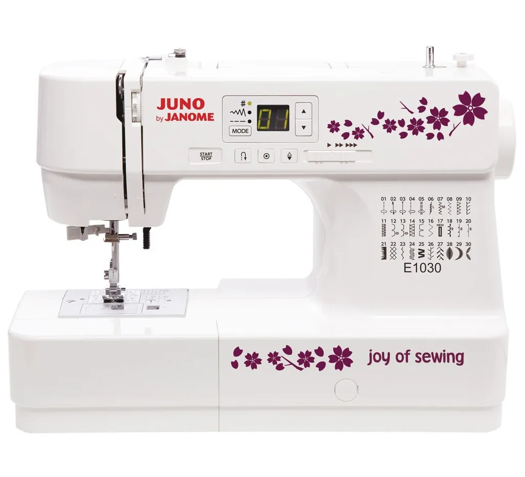 Janome JUNO E1030 Machine à coudre électronique robuste et performante