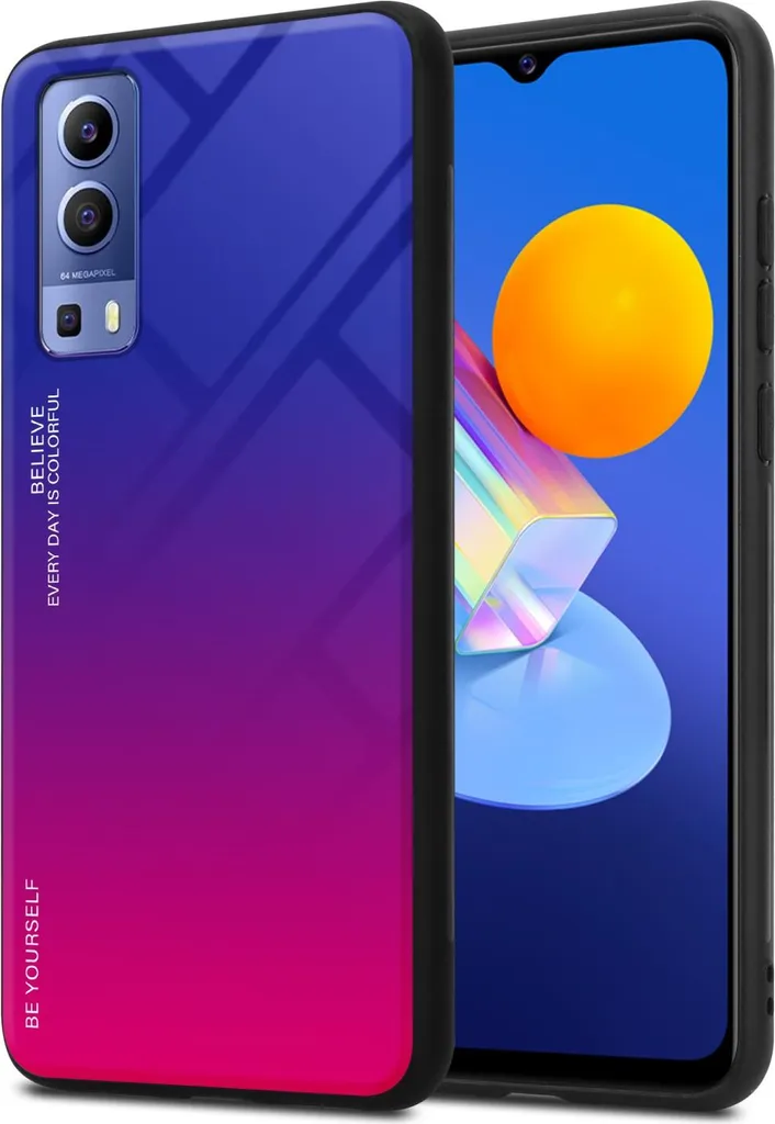 Cover Vivo Y72 5G Cadorabo - Protezione Ibrida TPU e Vetro 9H