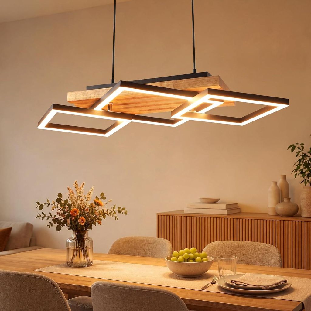 Suspension ZMH, lampe pour table à manger, abat-jour en Image du produit 