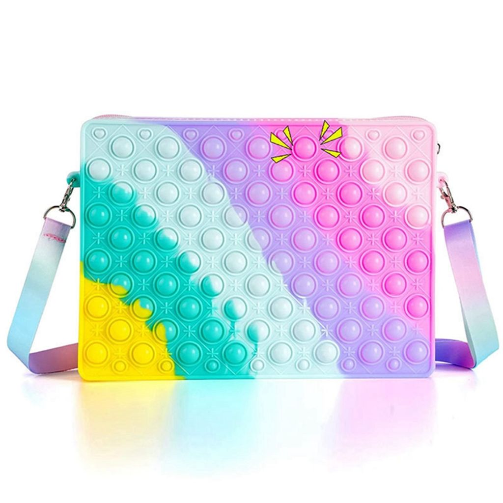 Popit Push Bubble Sinnesspielzeug Einfache Geldbörse Handtasche Mädchen Geschenk 