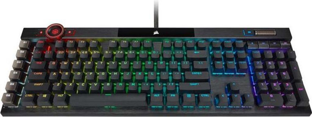 Corsair, K100 RGB, Gaming-Tastatur, Optomechanischer Produktbild 