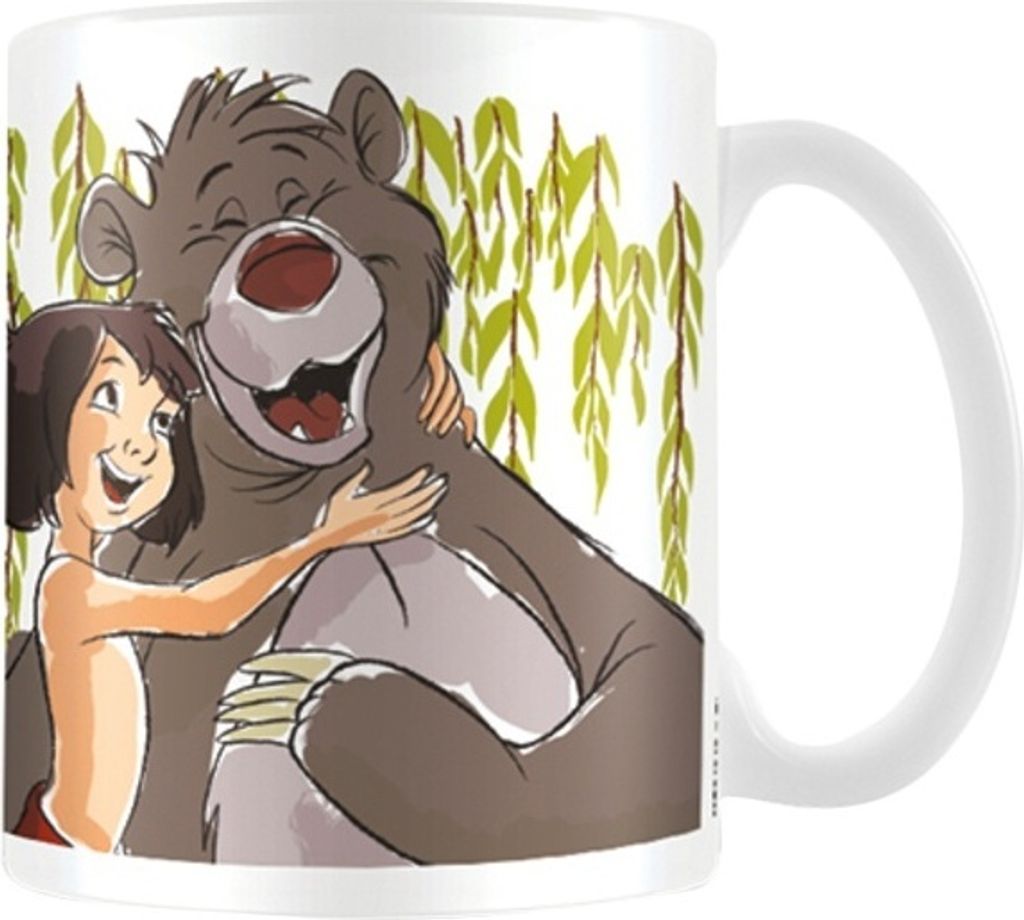 Jungle Book - Kaffeebecher "Laugh" PM1870 (Einheitsgröße) (Weiß/Grau/Grün)