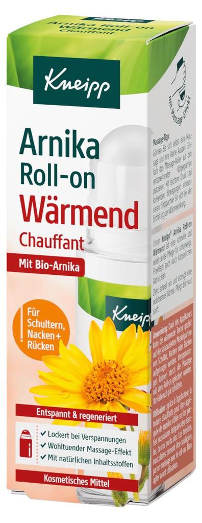 Kneipp Arnica Roll-on réchauffant vegan avec arnica bio Image du produit 