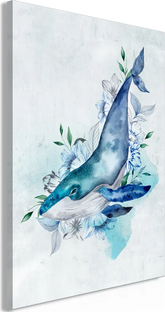 La Storia di Mr Whale: Quadro 80x120 per Piccoli Sognatori