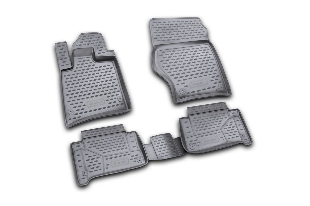 ELEMENT Gummi-Fussmatten 3D kompatible mit AUDI Q7, 2005-2014, 4 tlg.