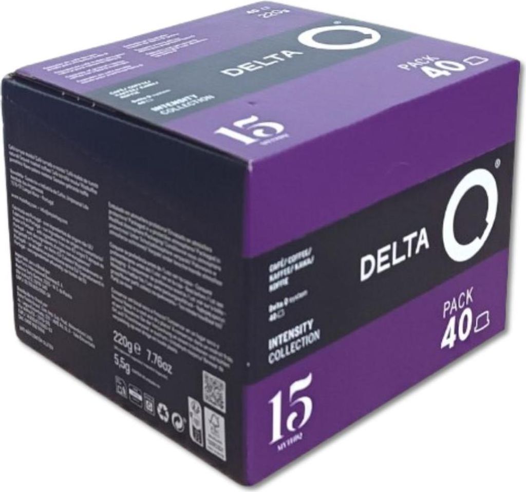 Delta Q Mythiq kávové kapsle 40 kusů Purple Purple One Size Obrázek produktu 