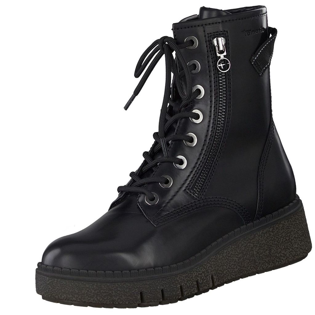 Tamaris Damen Schnürboot schwarz