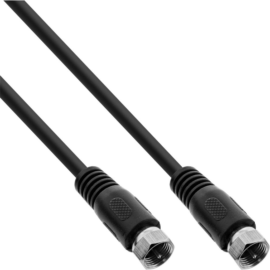 InLine SAT-Anschlusskabel, 2x geschirmt, 2x F-Stecker, Produktbild 