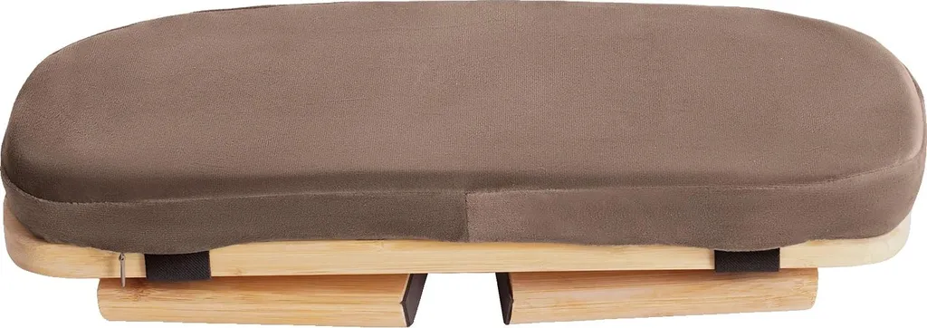 Banc de méditation ergonomique pliable, siège de yoga ajustable couleur Café