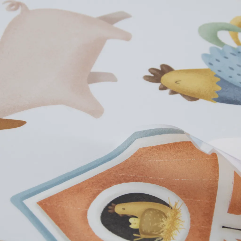 Stickers Muraux Enfant pour Décorer une Chambre Thème Ferme Facilement - 5