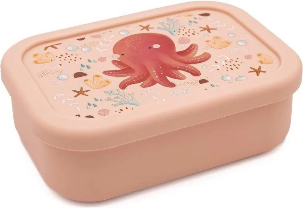 Idea Regalo: Borsa Colazione Silicone Sassi Octopus Slurpy