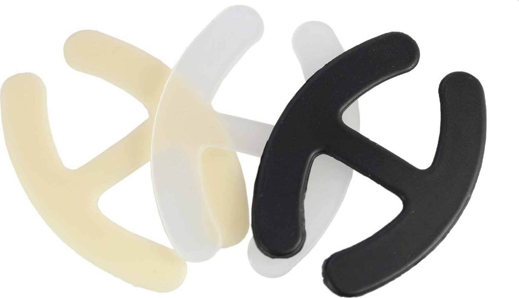 3 Bikini BH-Träger Clip Klammern Spange Kunststoff, in 3 Farben, Variante:Variante 2