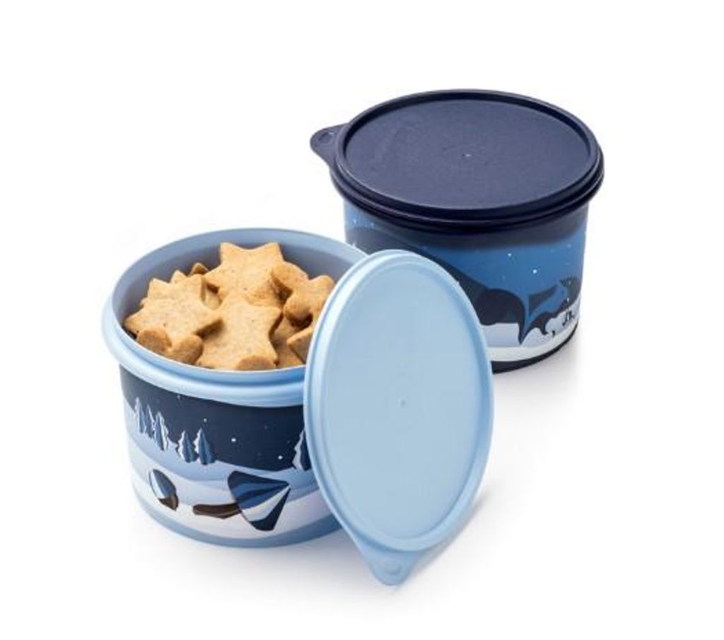 Tupperware: due contenitori natalizi da 1,1 l (2 pezzi) Immagine del prodotto 