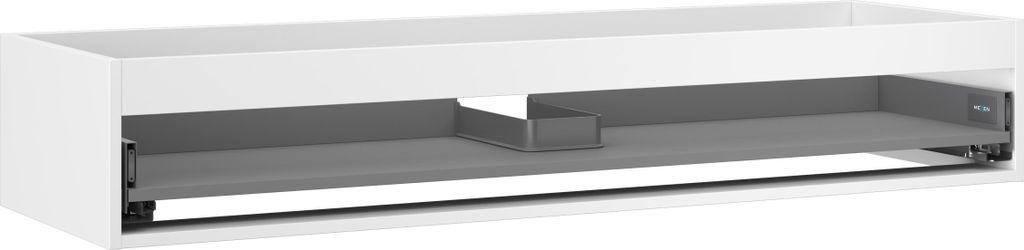 Mexen Box-A Korpus des Unterschranks 140 cm, 1 Schublade, Weiß Matt - 91AX0-1400-235-1-01