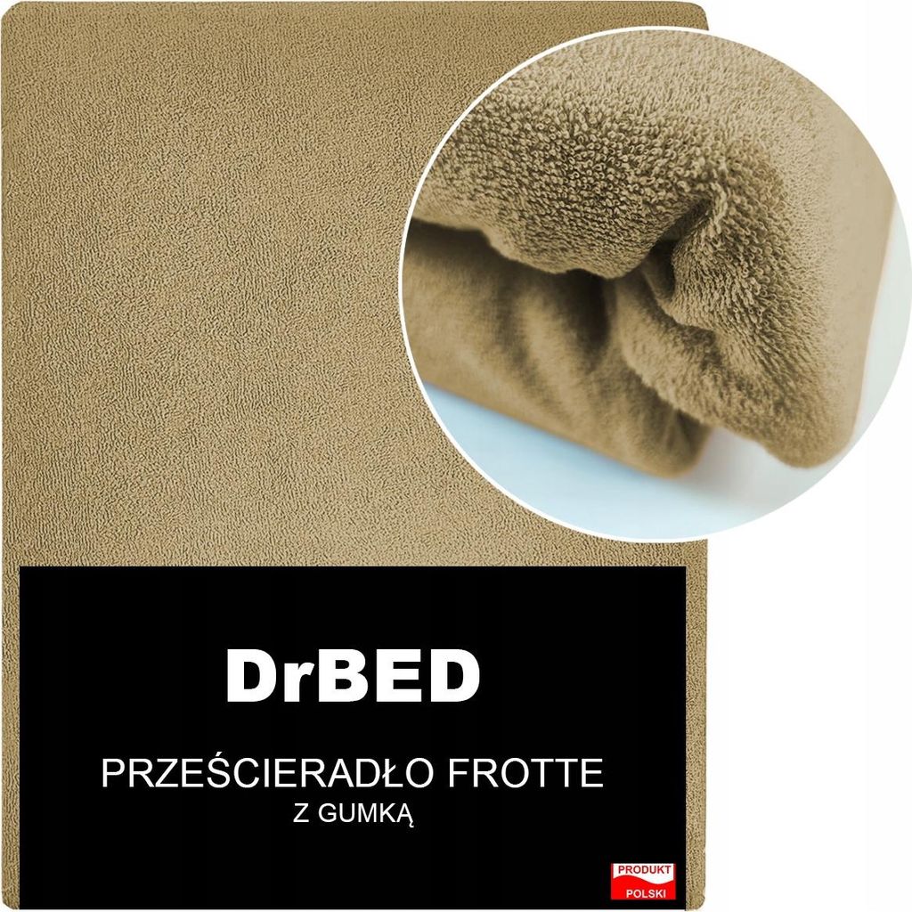 Spannbettlaken Frottee 220 x 200 Atmungsaktiv Soft Beige Polish