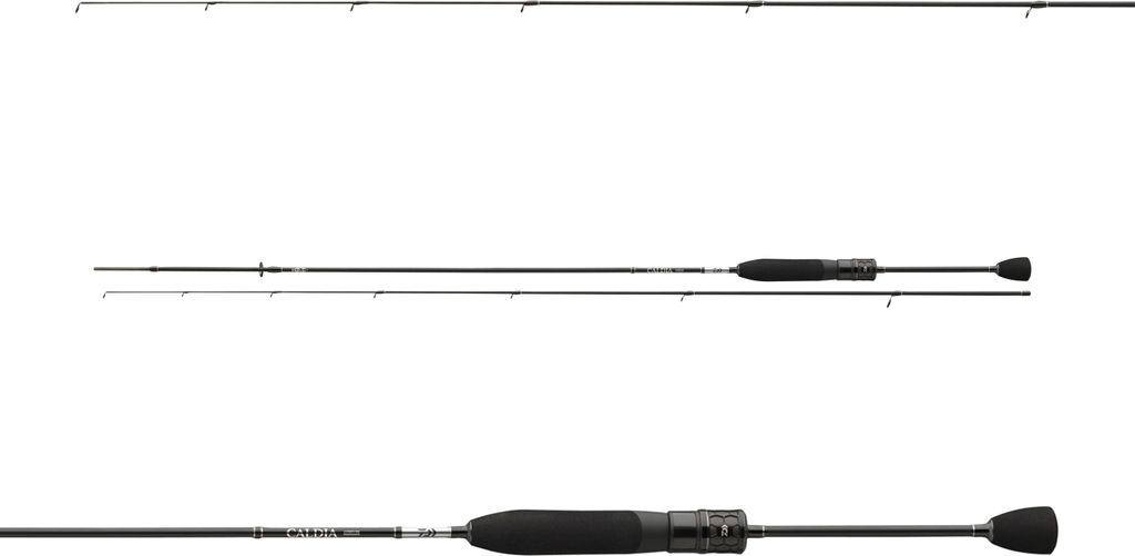 DAIWA Caldia Nanojig, 1,8m, 5,91ft, 0,2-2g, 2 Teile, Spinning Angelrute UL, regular, 11523-180