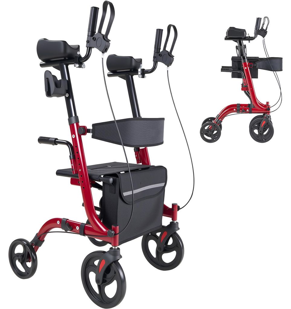 Déambulateur pliable SucceBuy avec siège, déambulateur Image du produit 