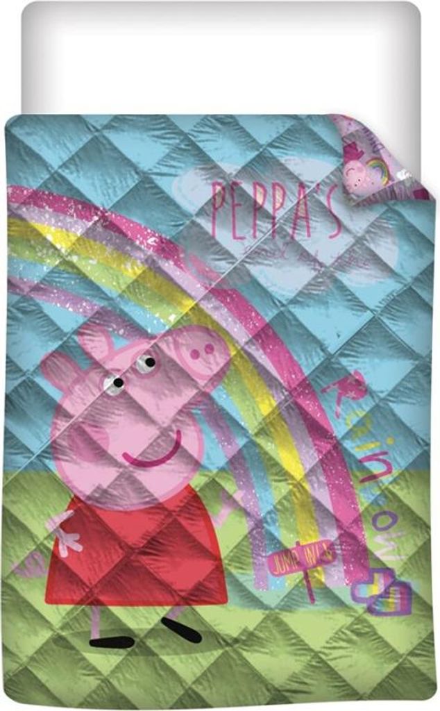 Peppa Pig Tagesdecke 140 x 200 cm Polyester