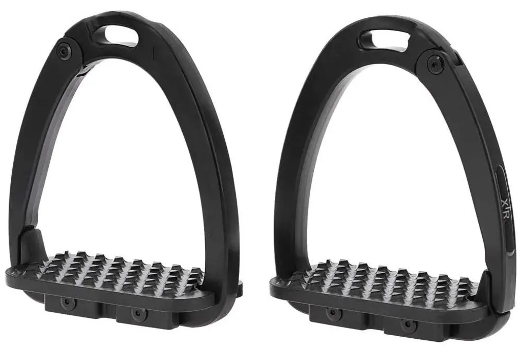 Étriers de Sécurité Norton en Acier Noir - Accessoires Selles de Cheval