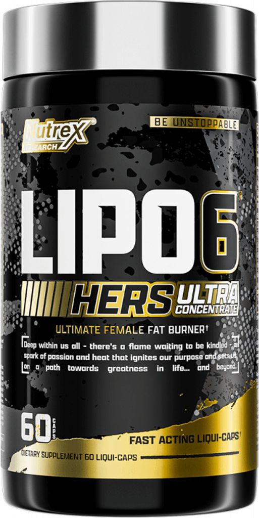 Nutrex Research Lipo 6 Black Hers (60 Caps) Unflavored - Produktbild 