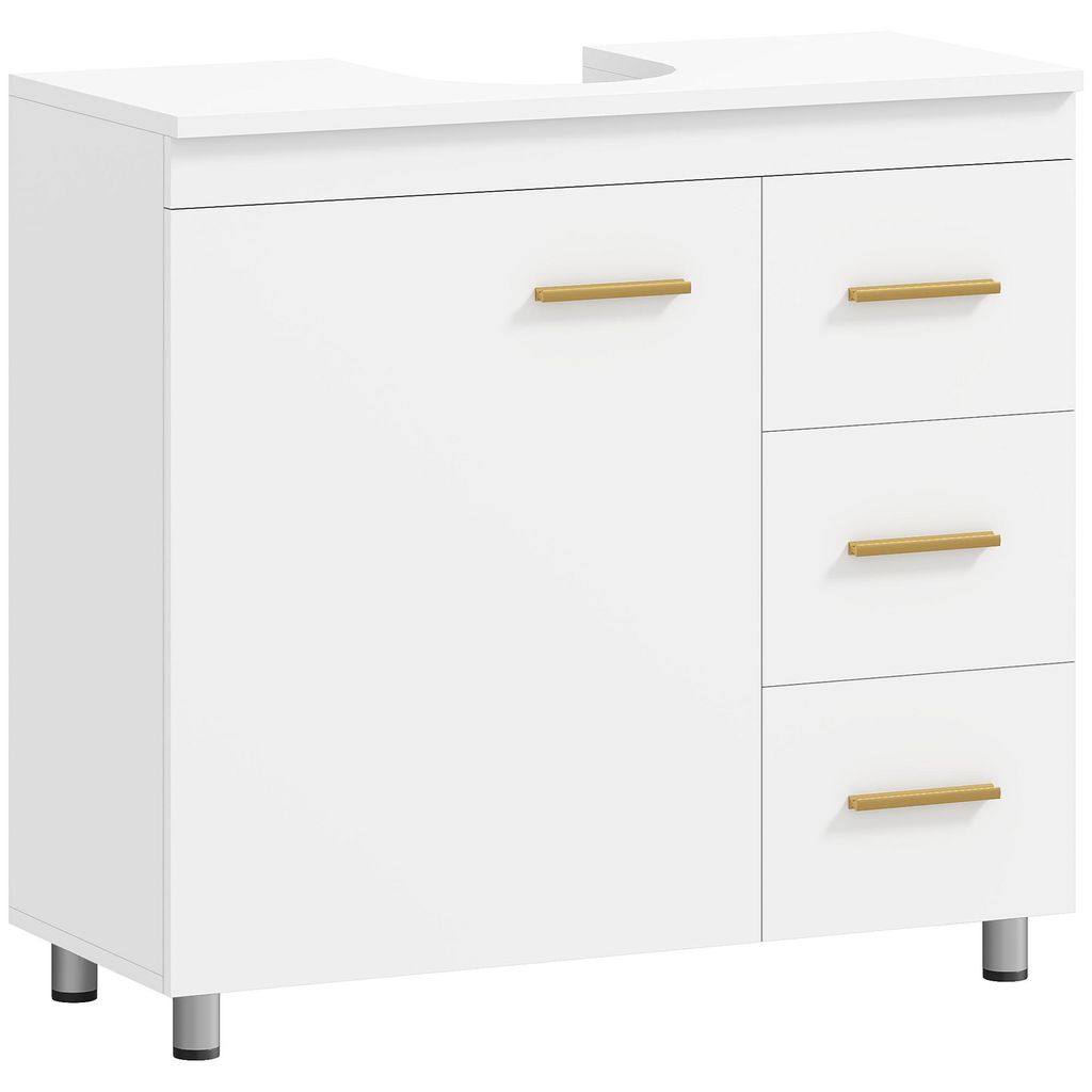 HOMCOM Waschbeckenunterschrank Unterschrank mit Produktbild 
